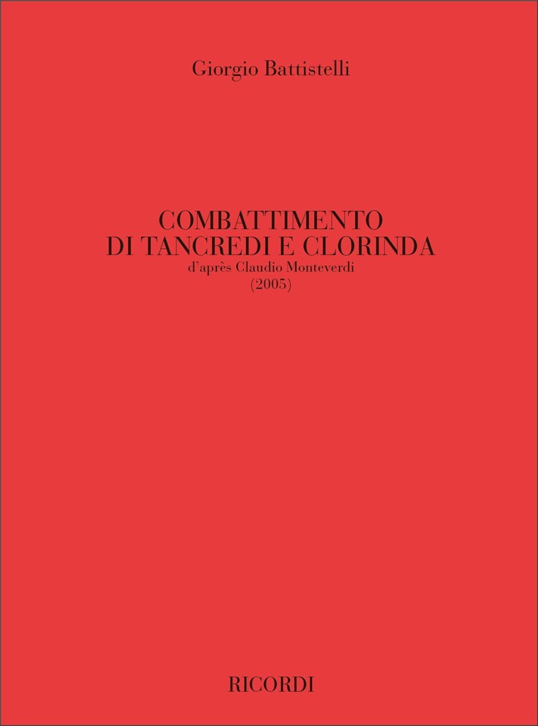 Il Combattimento Di Tancredi E Clorinda